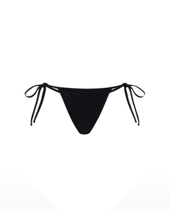 Hyperdrive Bikini Tie Side Bottoms - Black