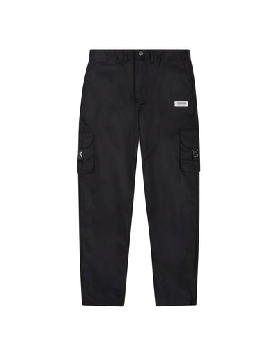 Nylon Cargo Pants - Black