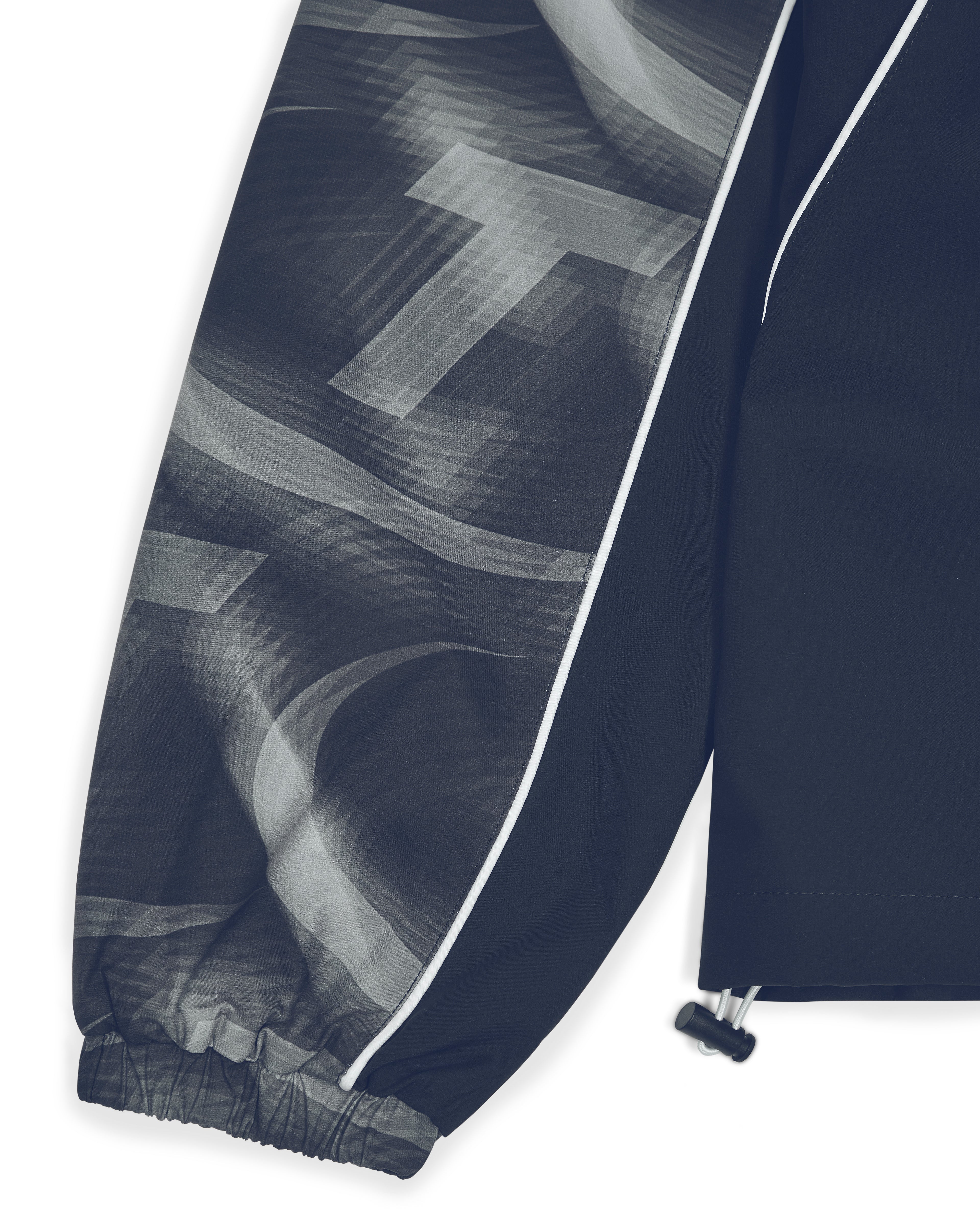 Hyperdrive Print Windbreaker - Navy
