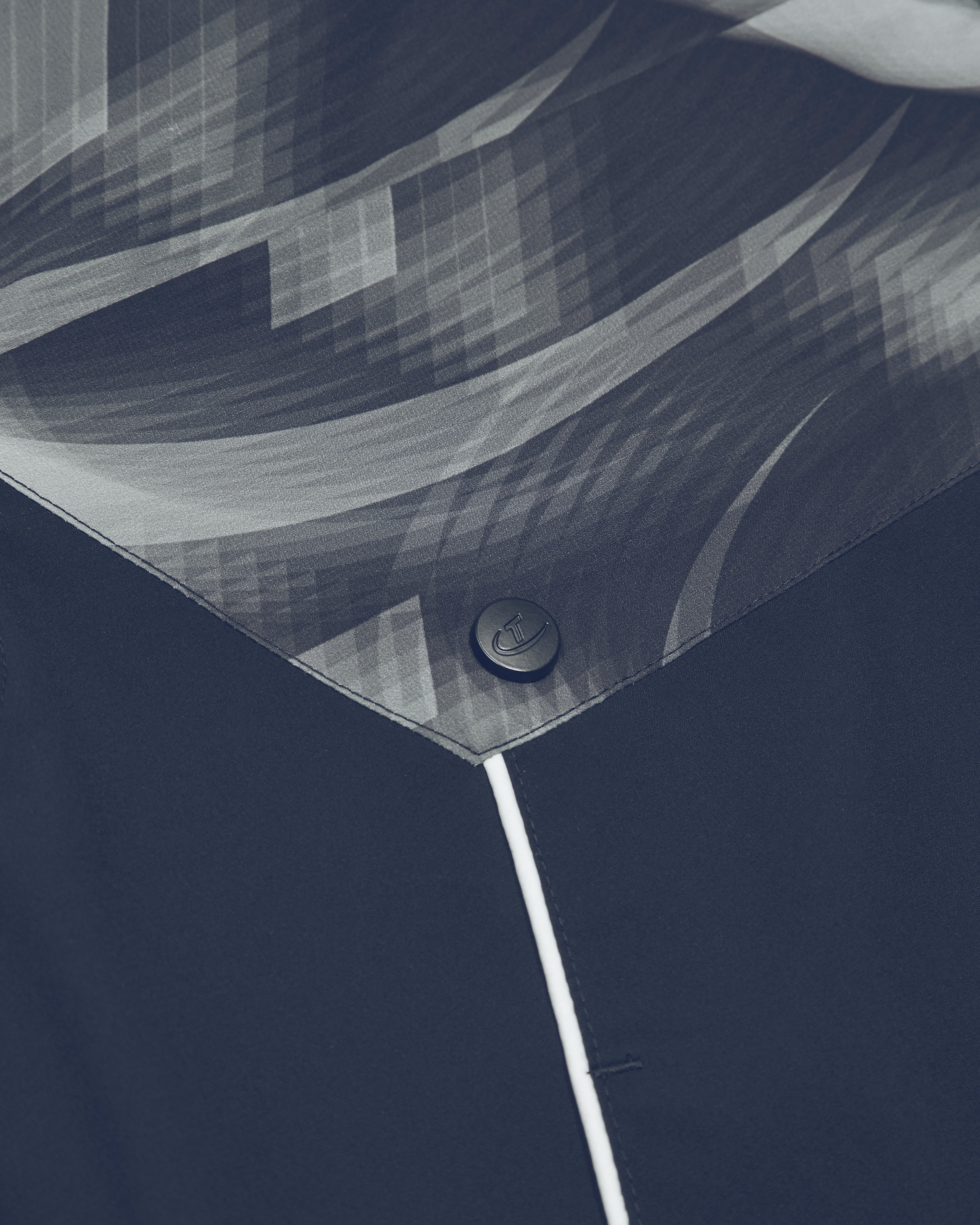 Hyperdrive Print Windbreaker - Navy