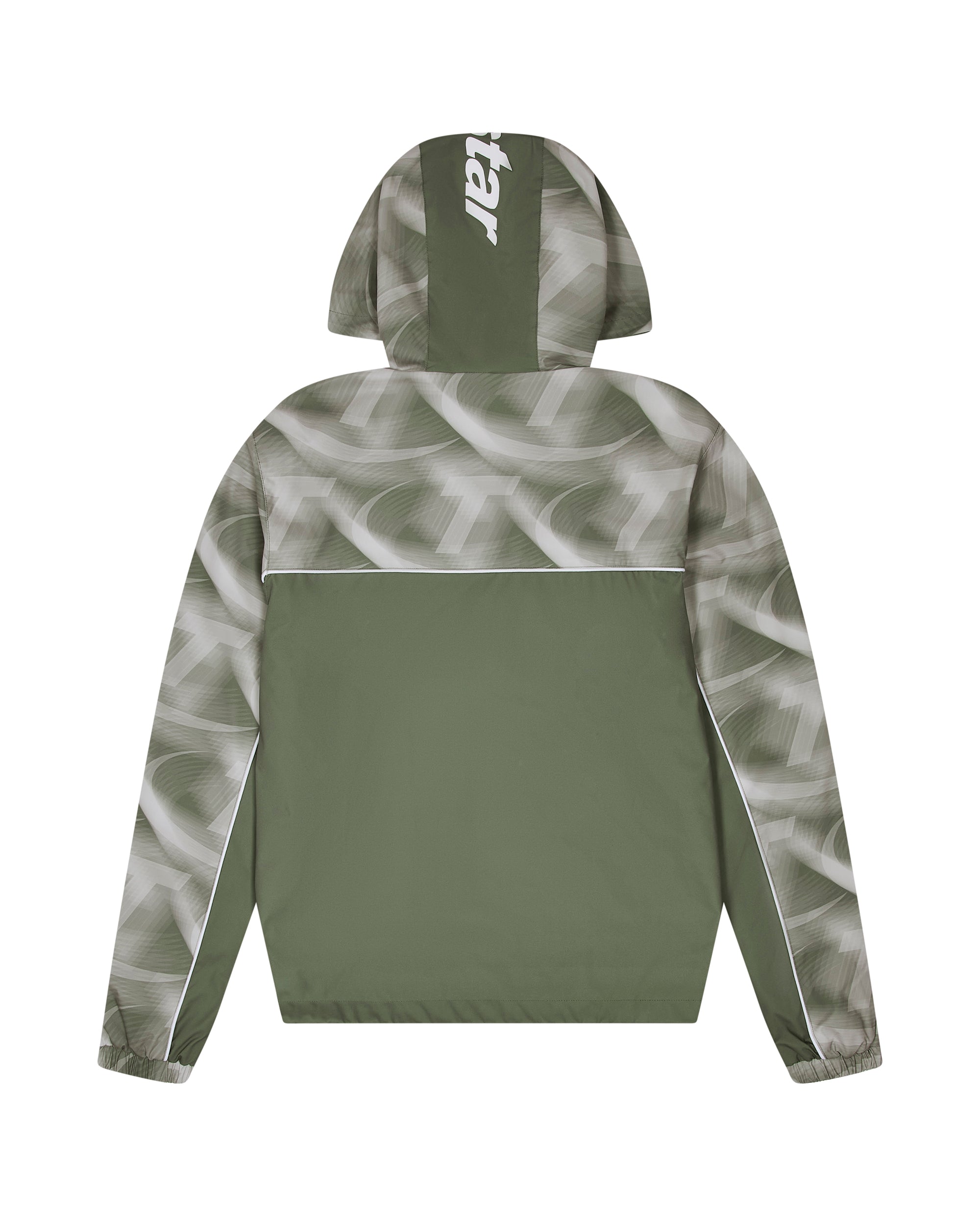 Hyperdrive Print Windbreaker - Khaki