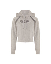 Load image into Gallery viewer, Women&#39;s TS Star Terry Towelling Track Top - Grey
