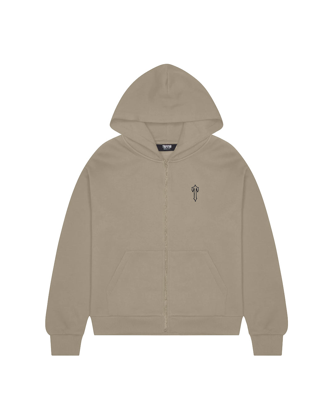 Trapstar Foundation Zip Through Hoodie - Black/Red