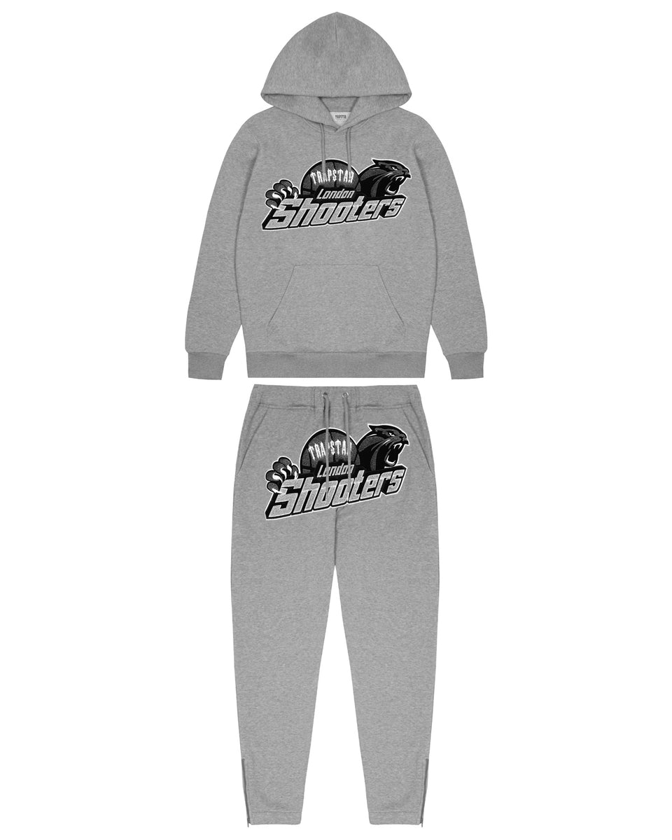 Grey hotsell trapstar tracksuit