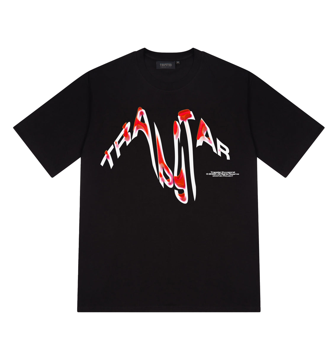 Trapstar Distortion Tee Black/Infrared Trapstar London