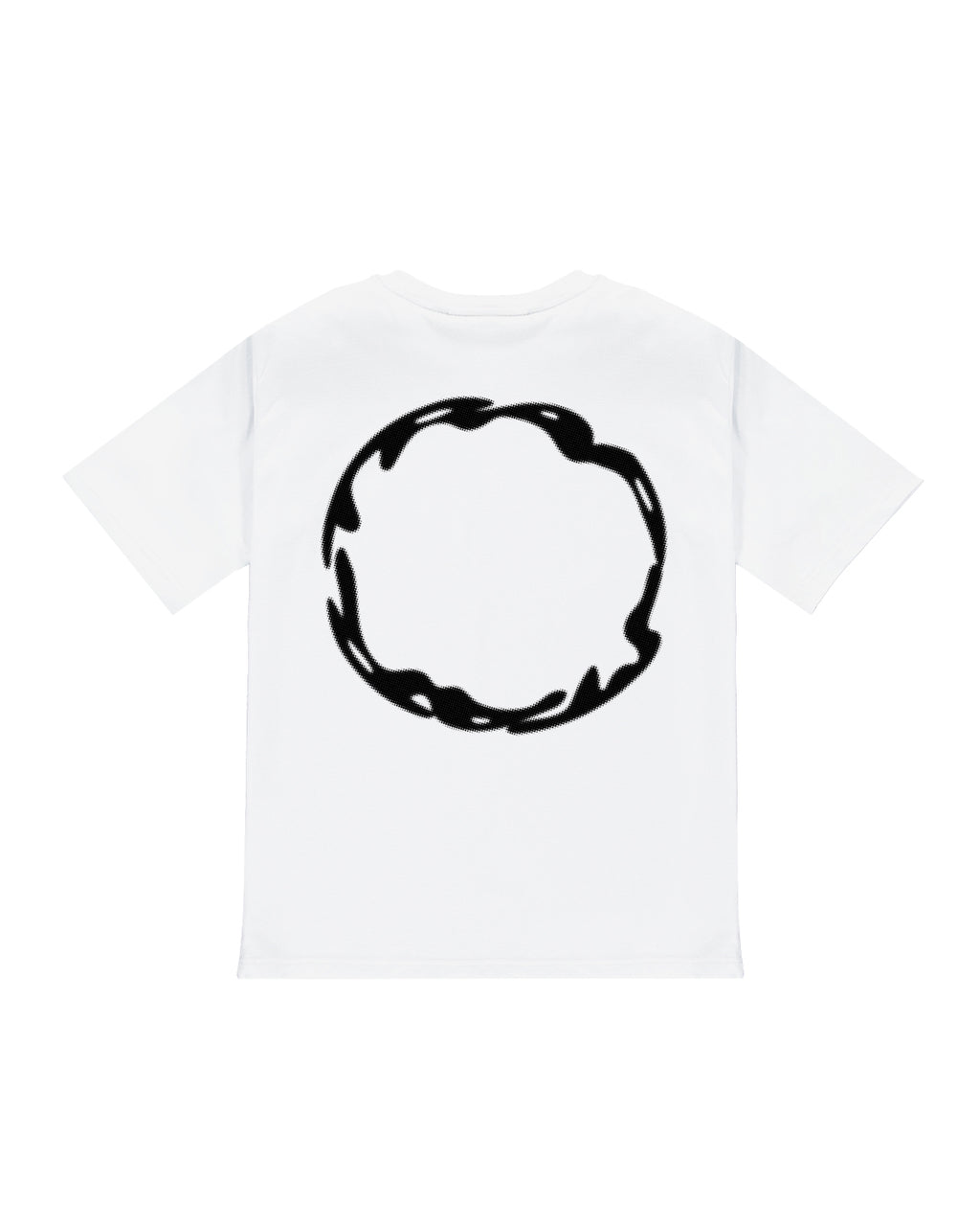 Halftone Tee - White