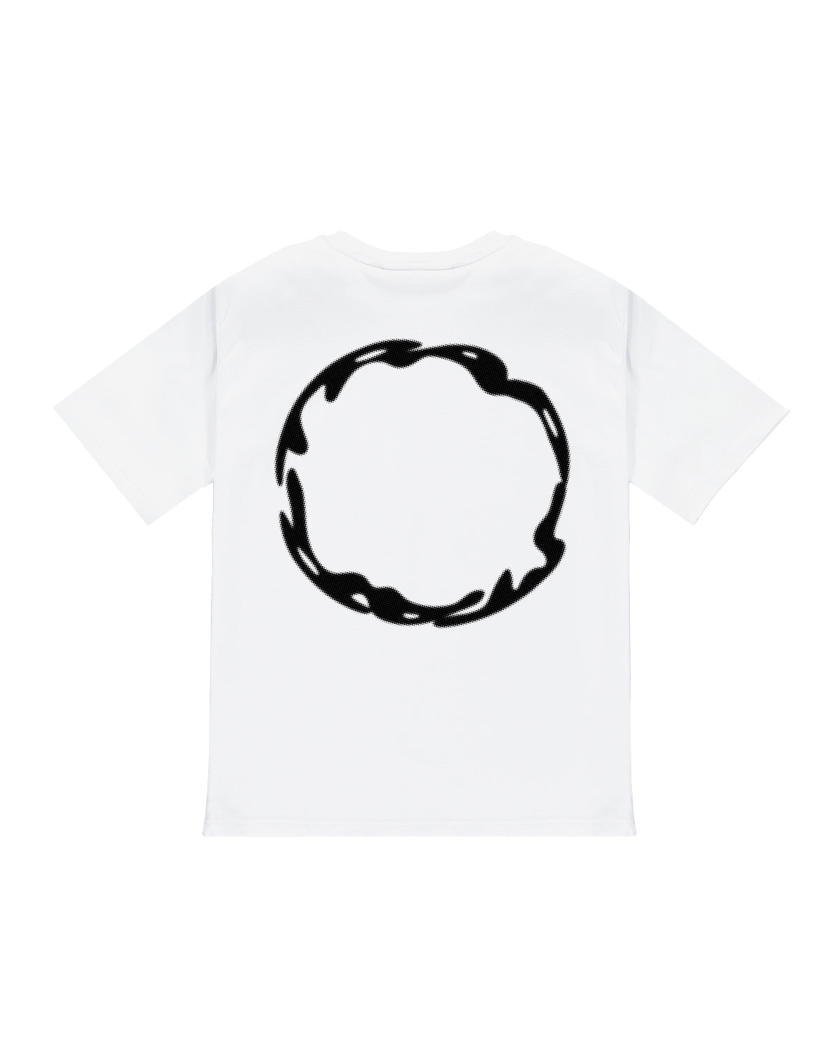 Halftone Tee - White