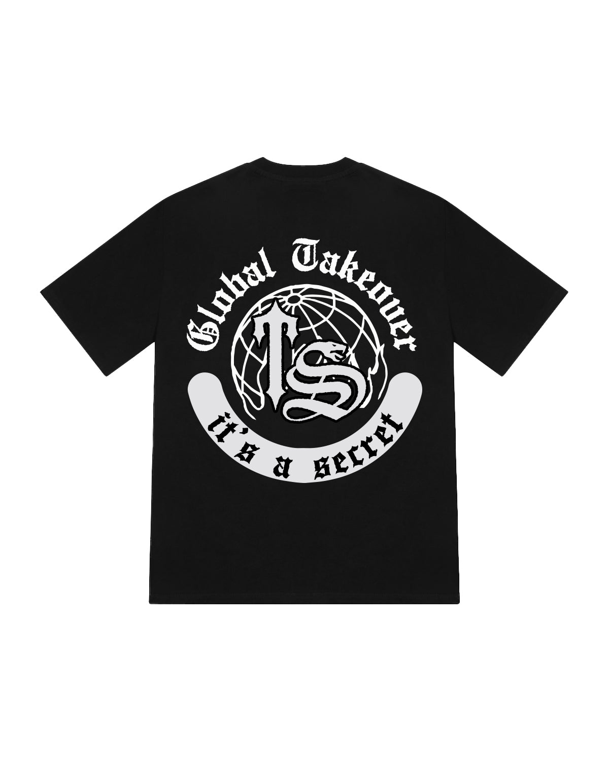 Global Takeover Print Tee - Black