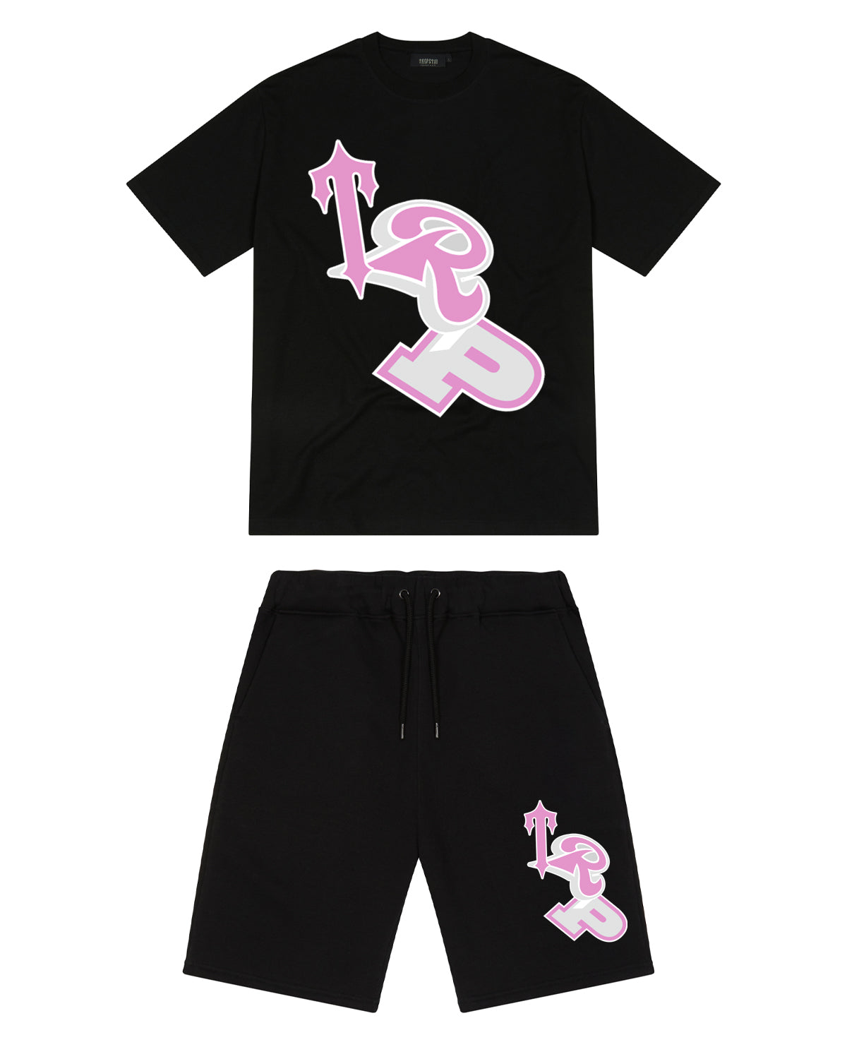 *PRE ORDER* TRP Shorts Set - Black/Pink Ice