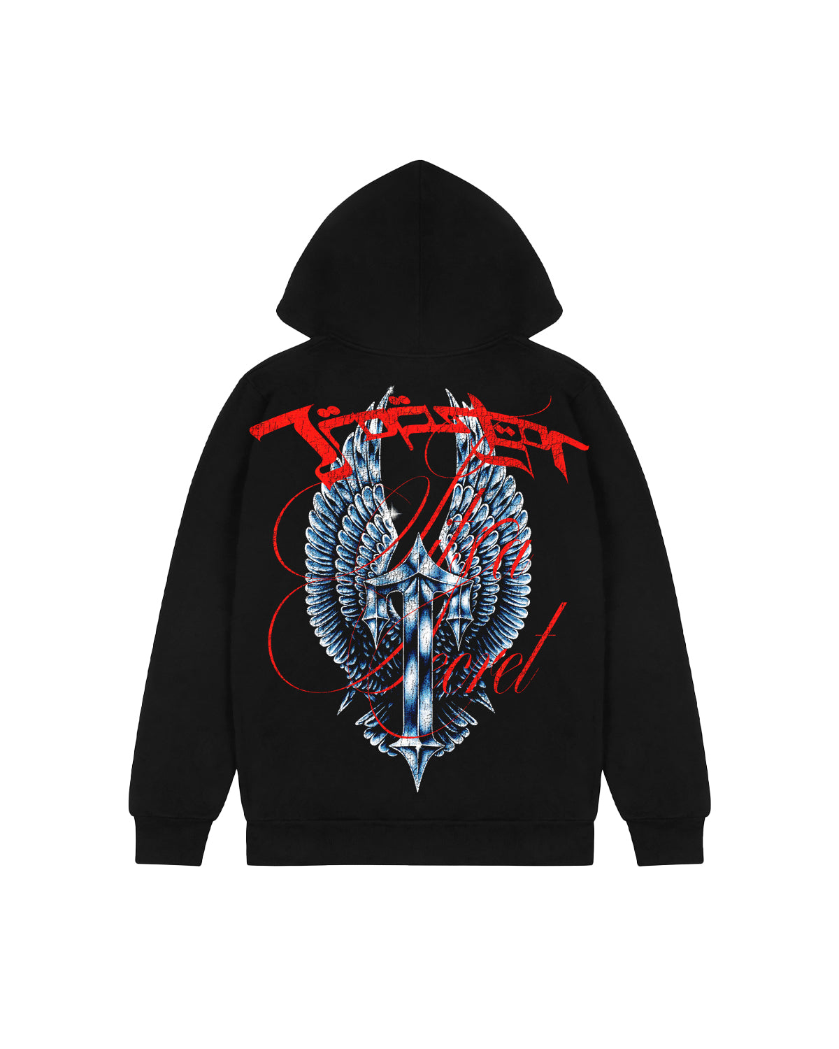 Fallen Angel Hoodie - Black