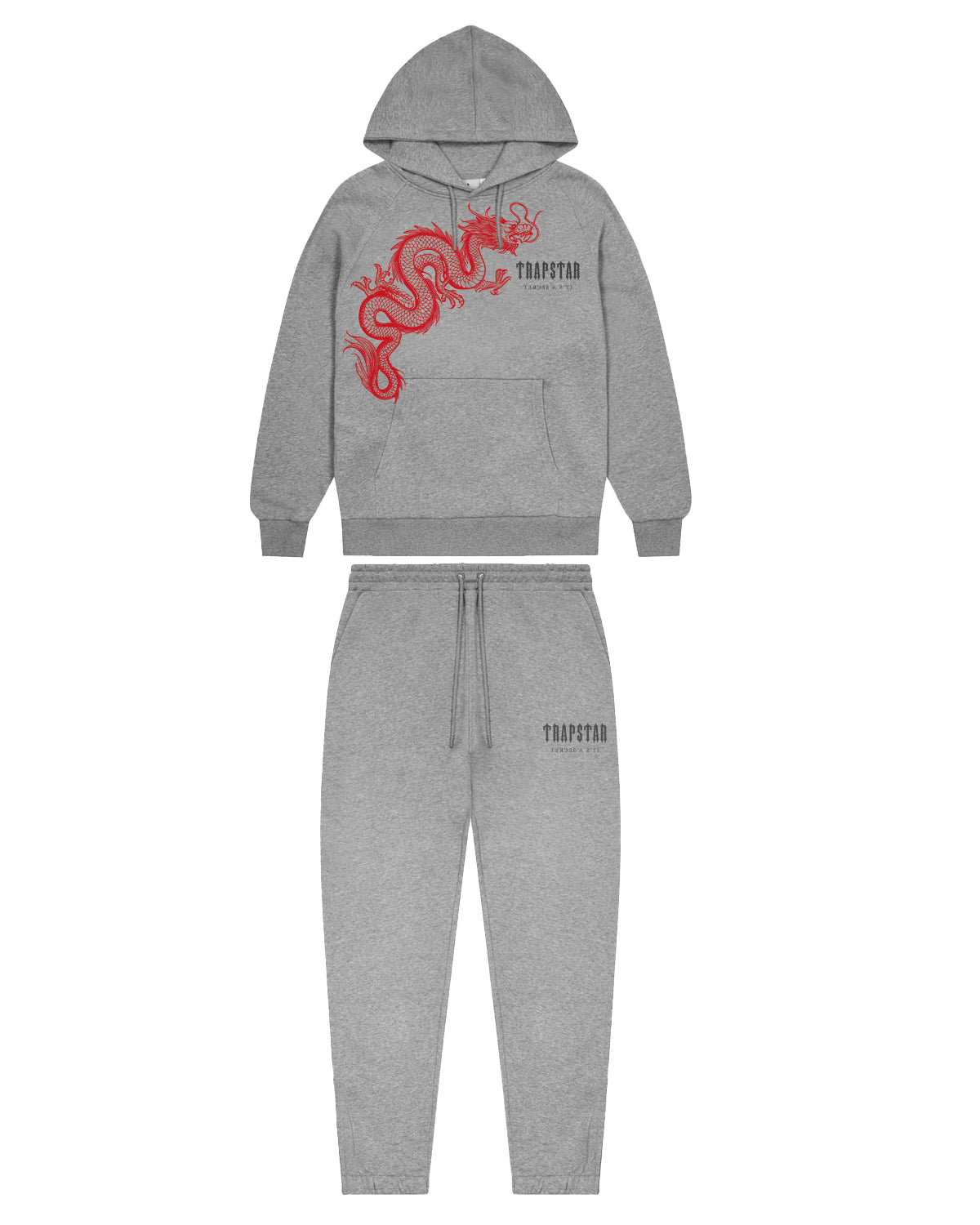 *PRE ORDER* TRP Dragon Tracksuit - Grey/Red