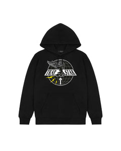 Buzo hoodie Trapstar Negro Fucsia - KITCH TECH