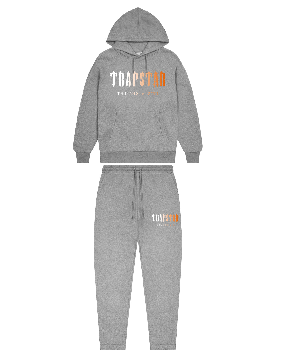 *PRE ORDER* Decoded Print Tracksuit - Grey/Orange
