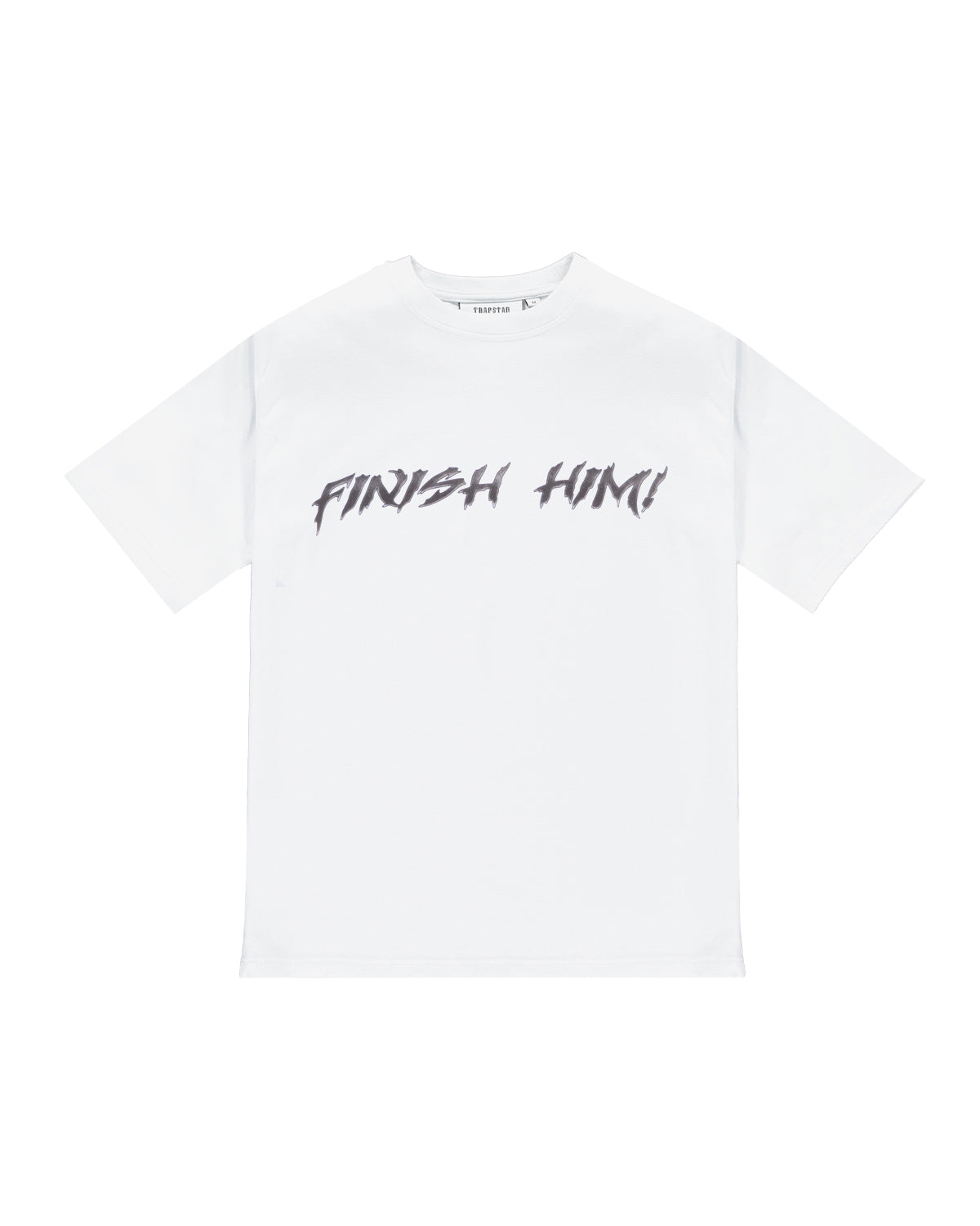 Trapstar x Mortal Kombat Finish Him Tee - White