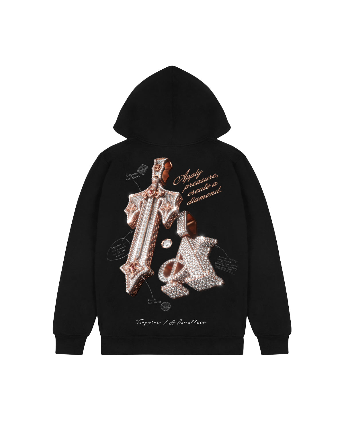 Trapstar x A Jewellers 2.0 Hoodie - Black