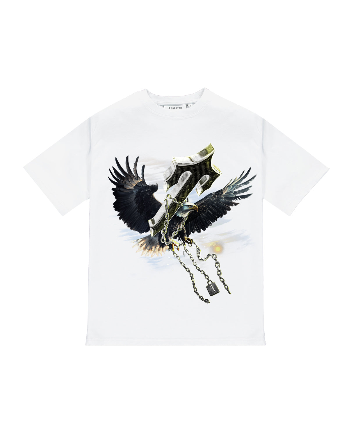 Trapstar Eagle Irongate T Print Tee - White