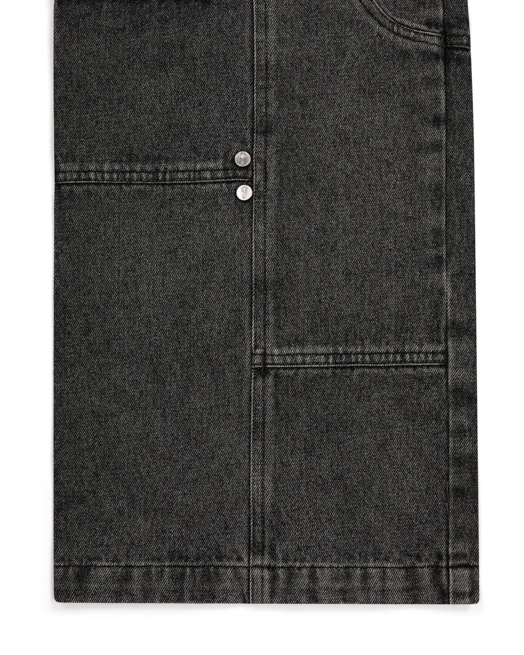 Denim Carpenter Pants - Grey*