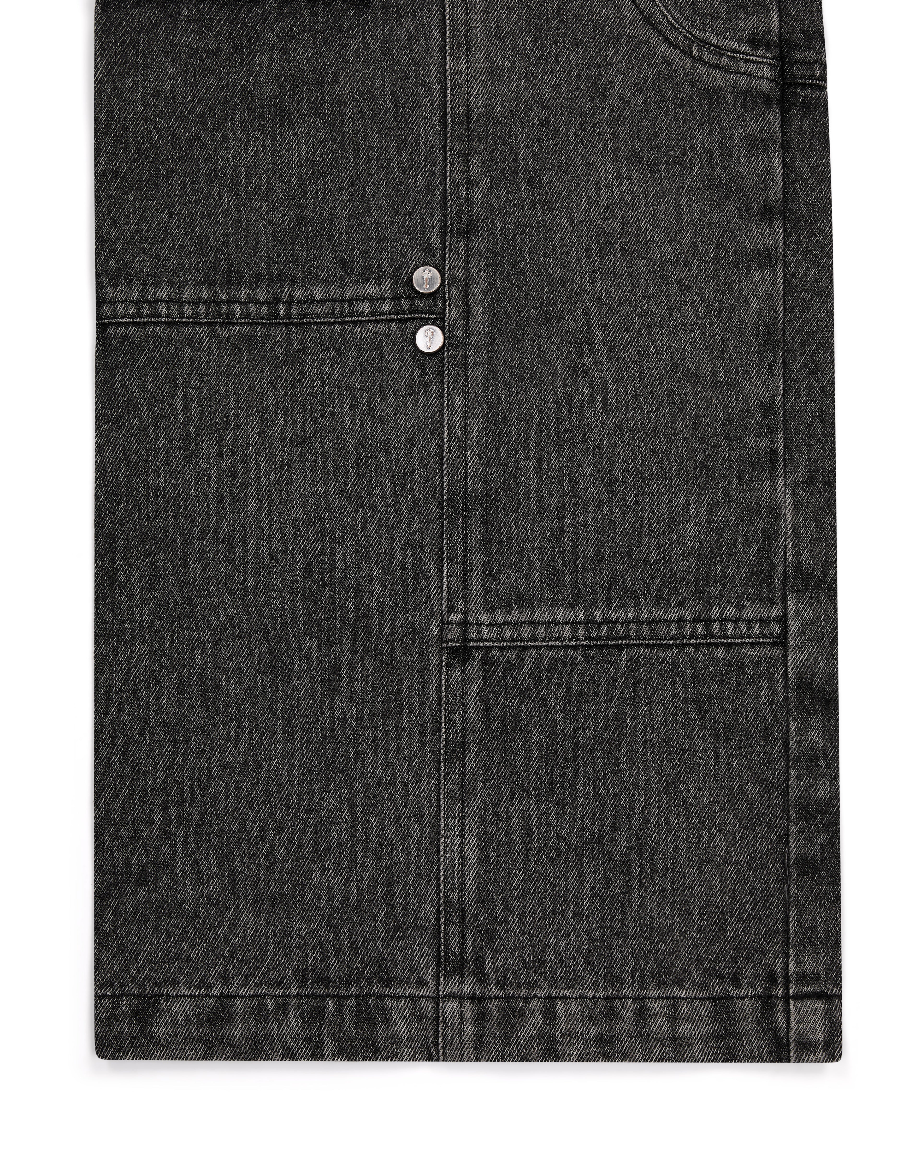 Denim Carpenter Pants - Grey*