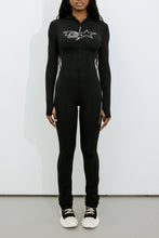 Load image into Gallery viewer, Women’s TS Star Bodysuit - Black/White