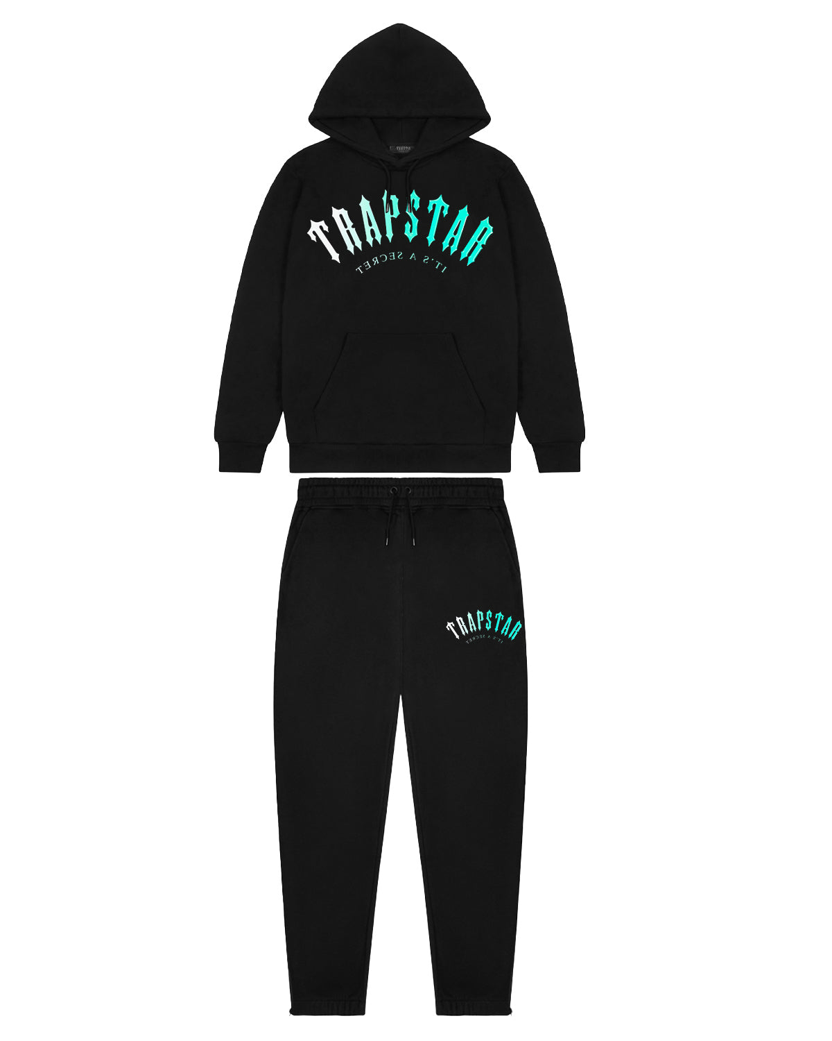 Irongate Arch Fade Tracksuit -Black/Teal