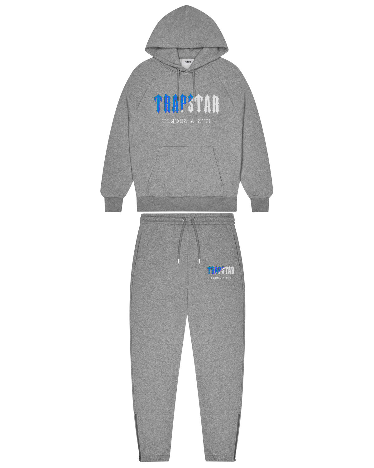 PRE ORDER Chenille Decoded Hoodie Tracksuit - Grey/Blue