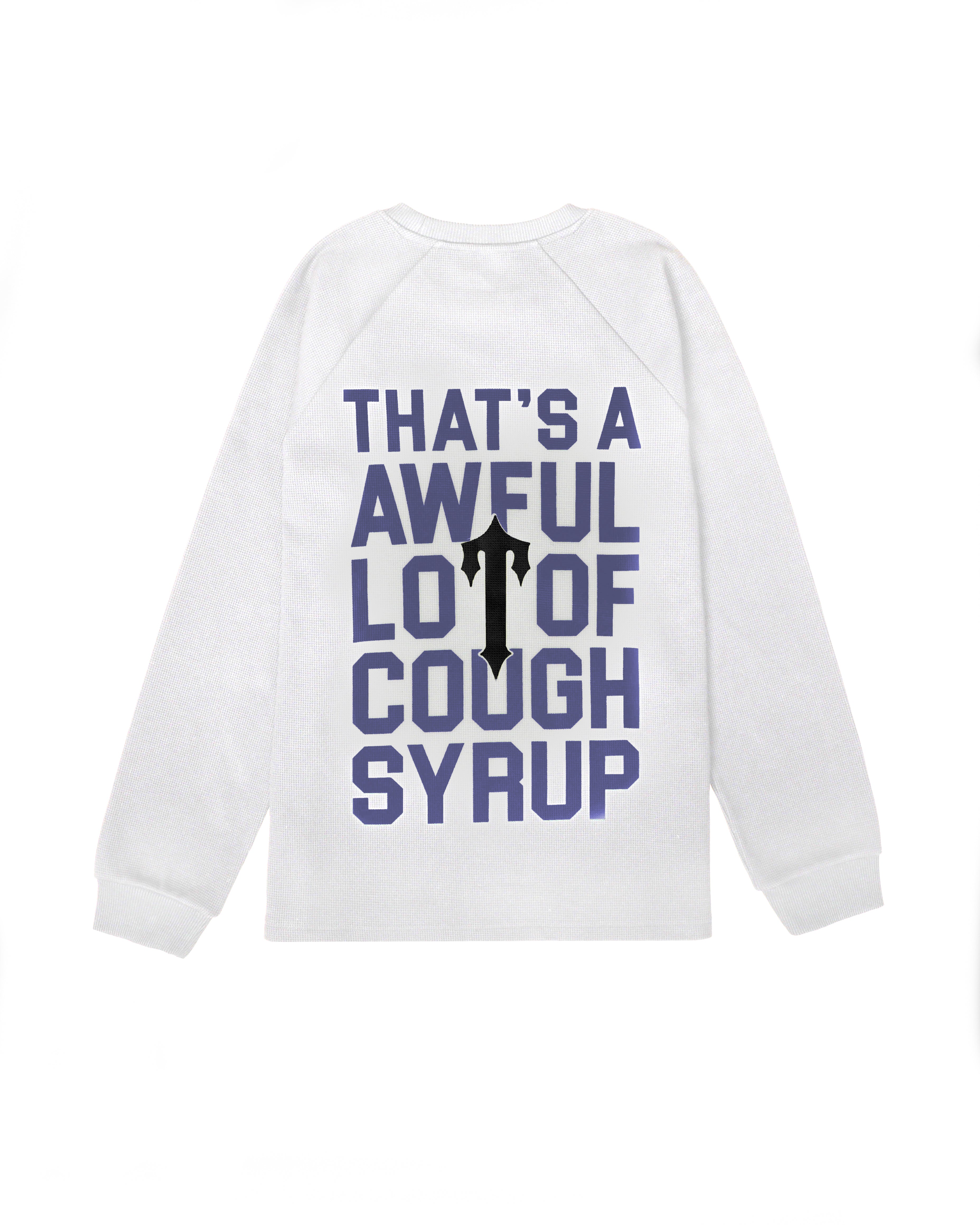 Trapstar x Cough Syrup Benjamin Franklin LS Waffle Tee