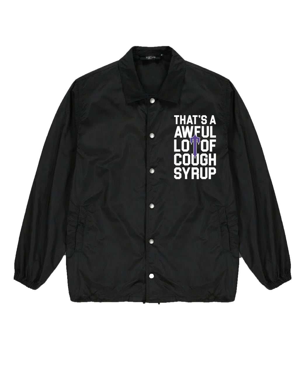 *PRE ORDER* Trapstar x Cough Syrup OG Coach Jackets - Black