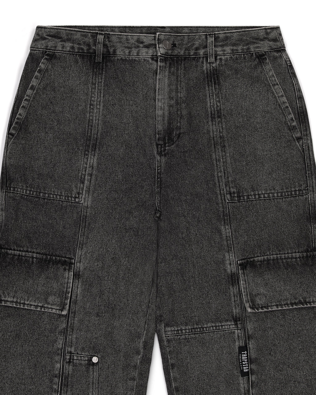 Denim Carpenter Pants - Grey*
