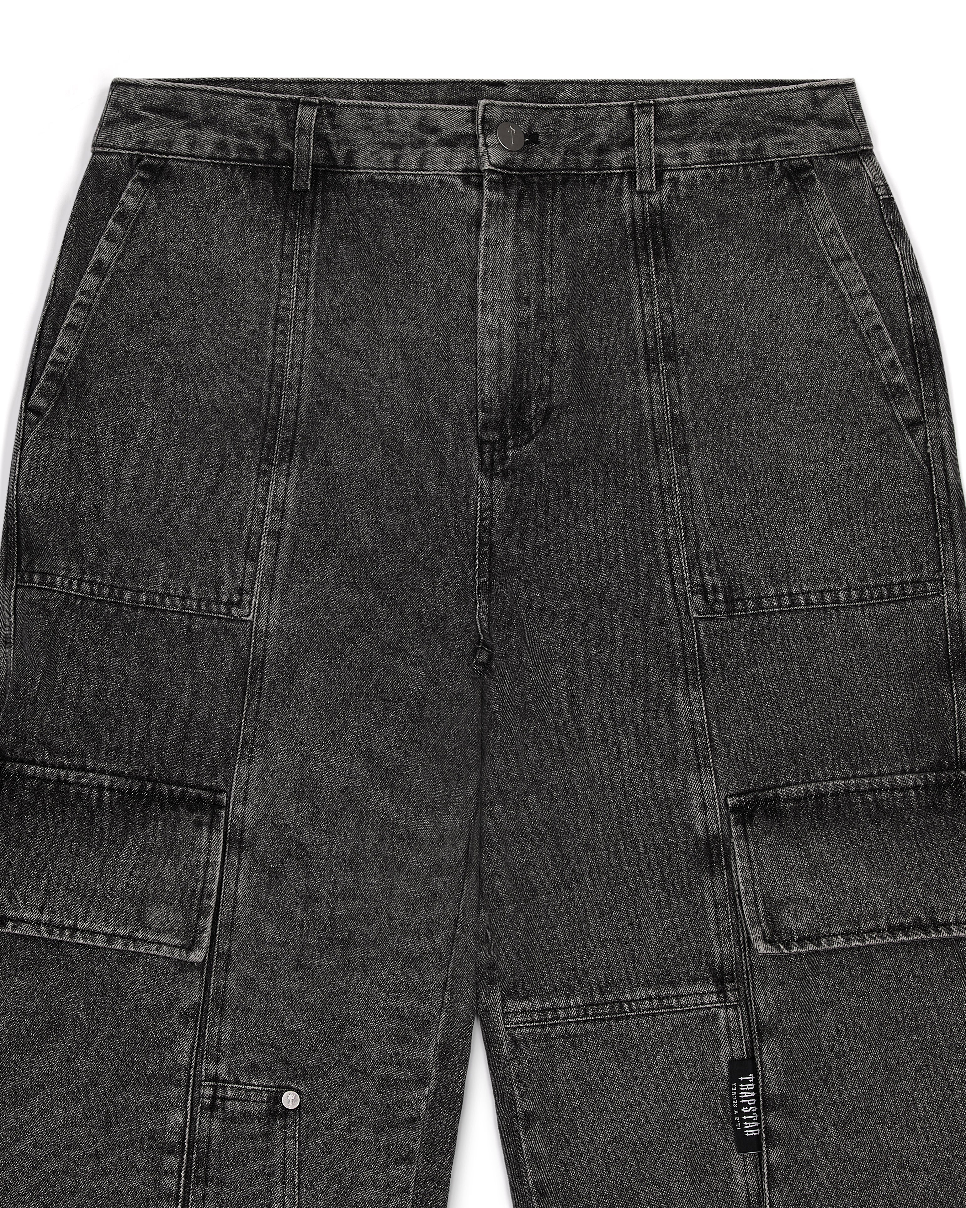 Denim Carpenter Pants - Grey*