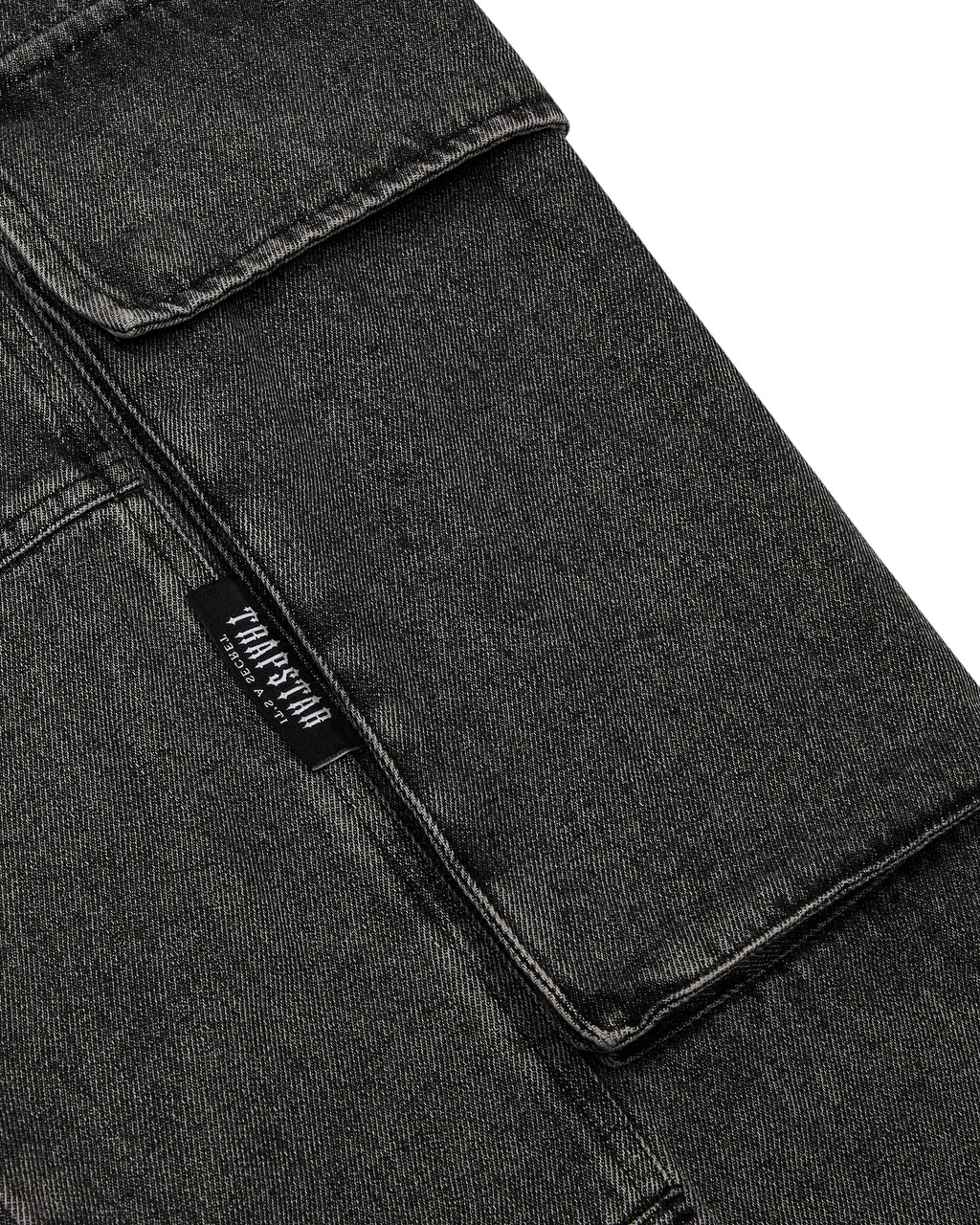 Denim Carpenter Pants - Grey*