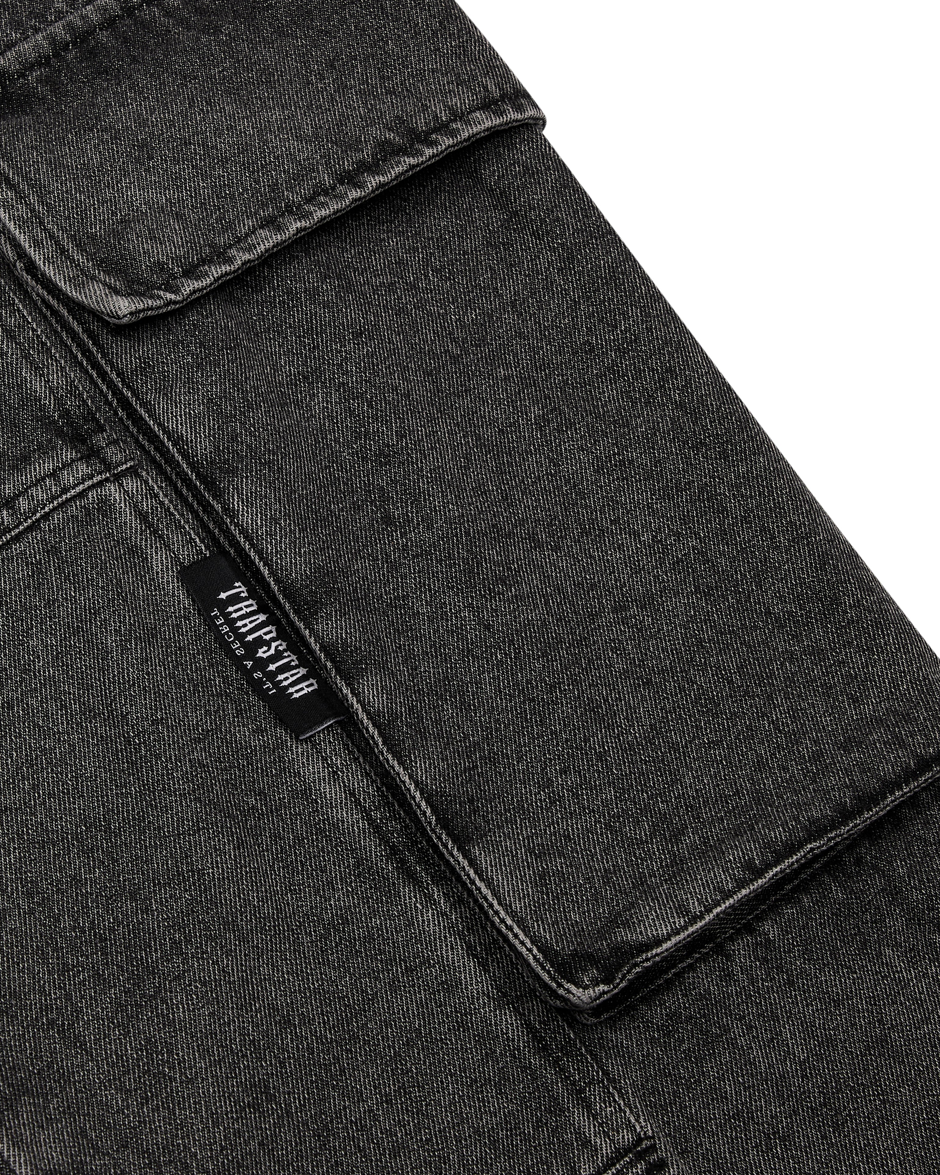 Denim Carpenter Pants - Grey*