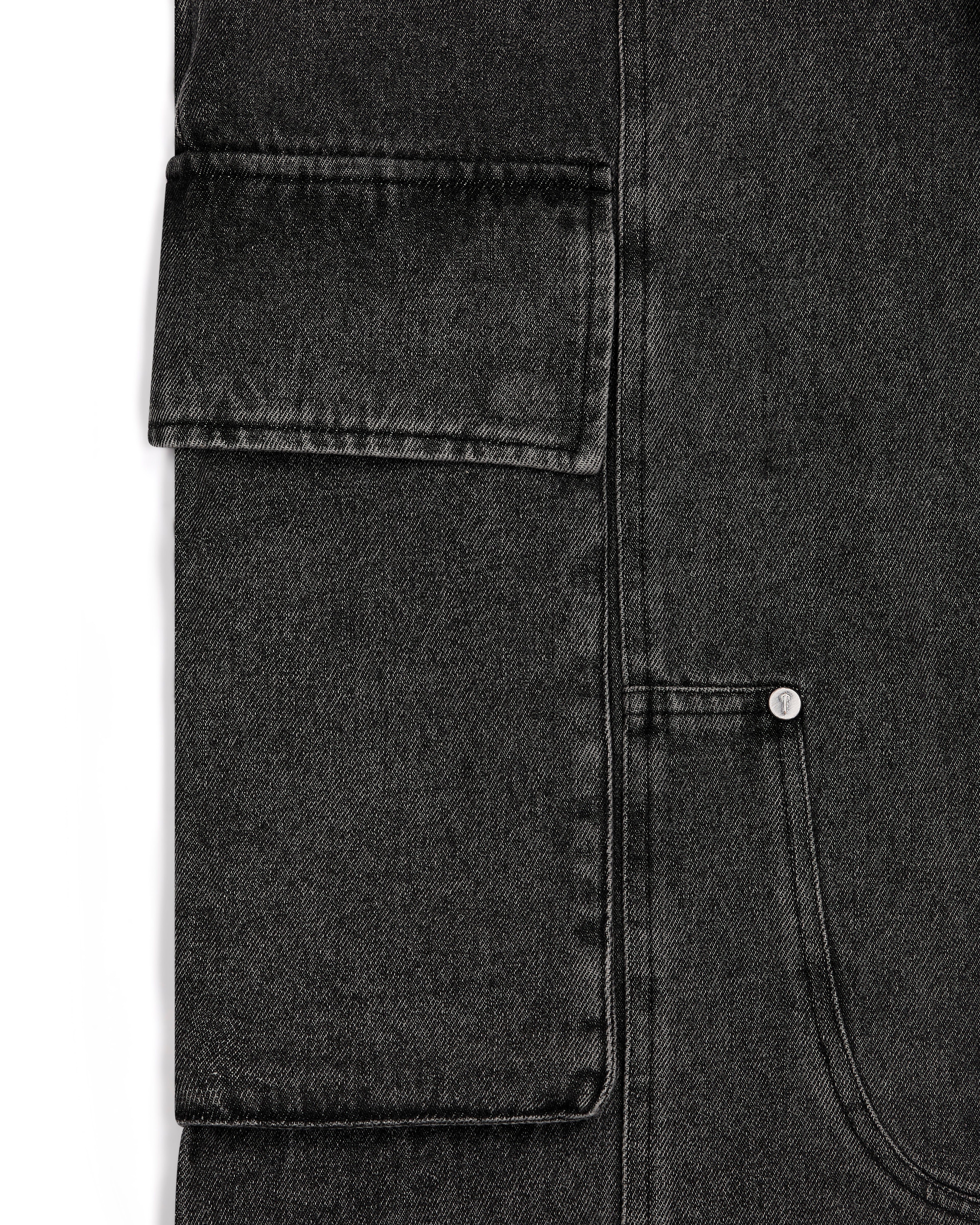 Denim Carpenter Pants - Grey*