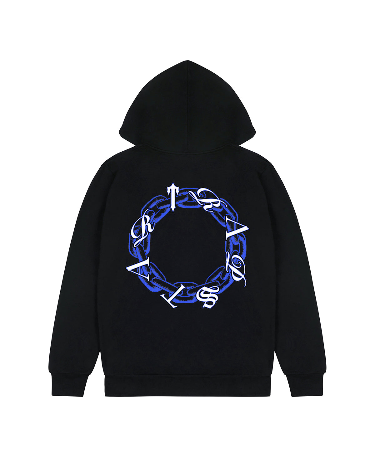 Chain Script Hoodie - Black/Ice