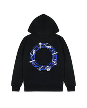 Load image into Gallery viewer, Chain Script Hoodie - Black/Ice