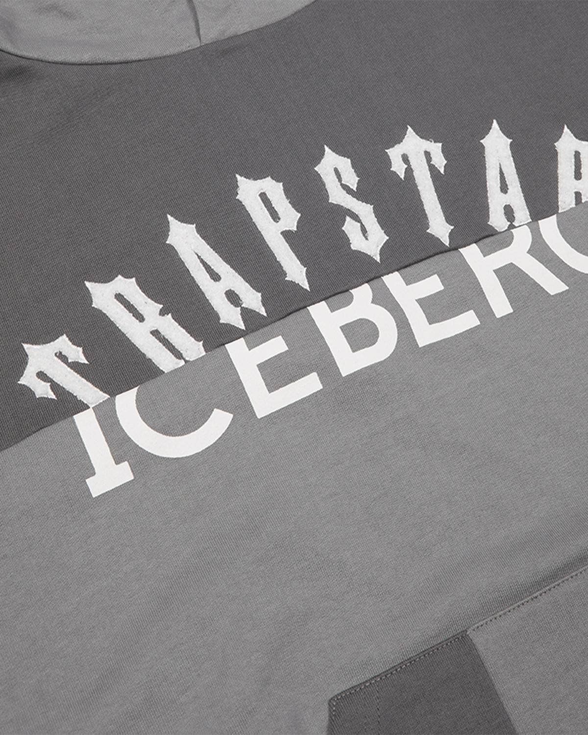 Trapstar x Iceberg Deconstructed Two Logo Hoodie Trapstar London