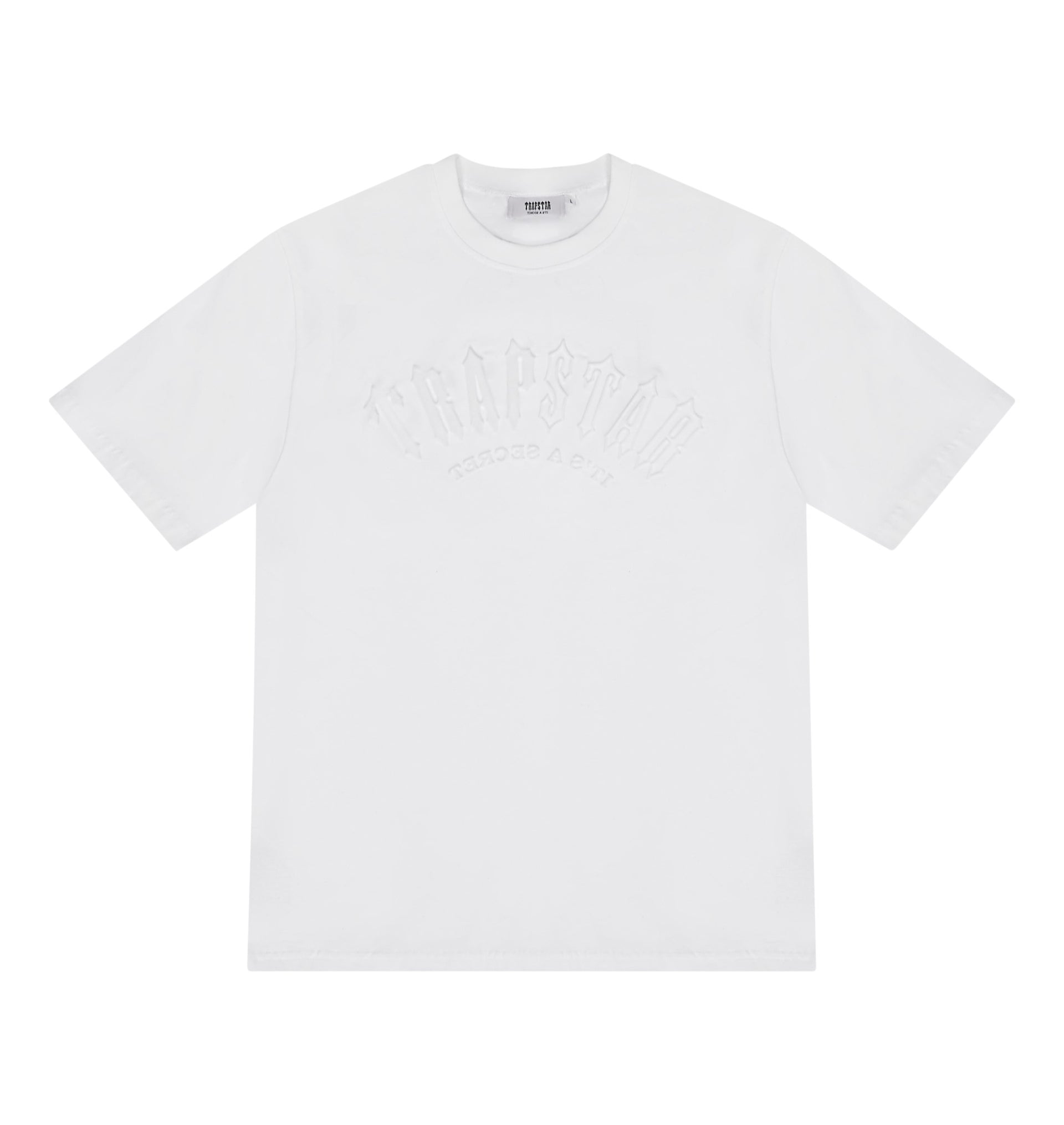 Irongate Arch Embossed Tee - White – Trapstar London