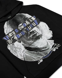 Trapstar x Cough Syrup Benjamin Franklin Hoodie - Black