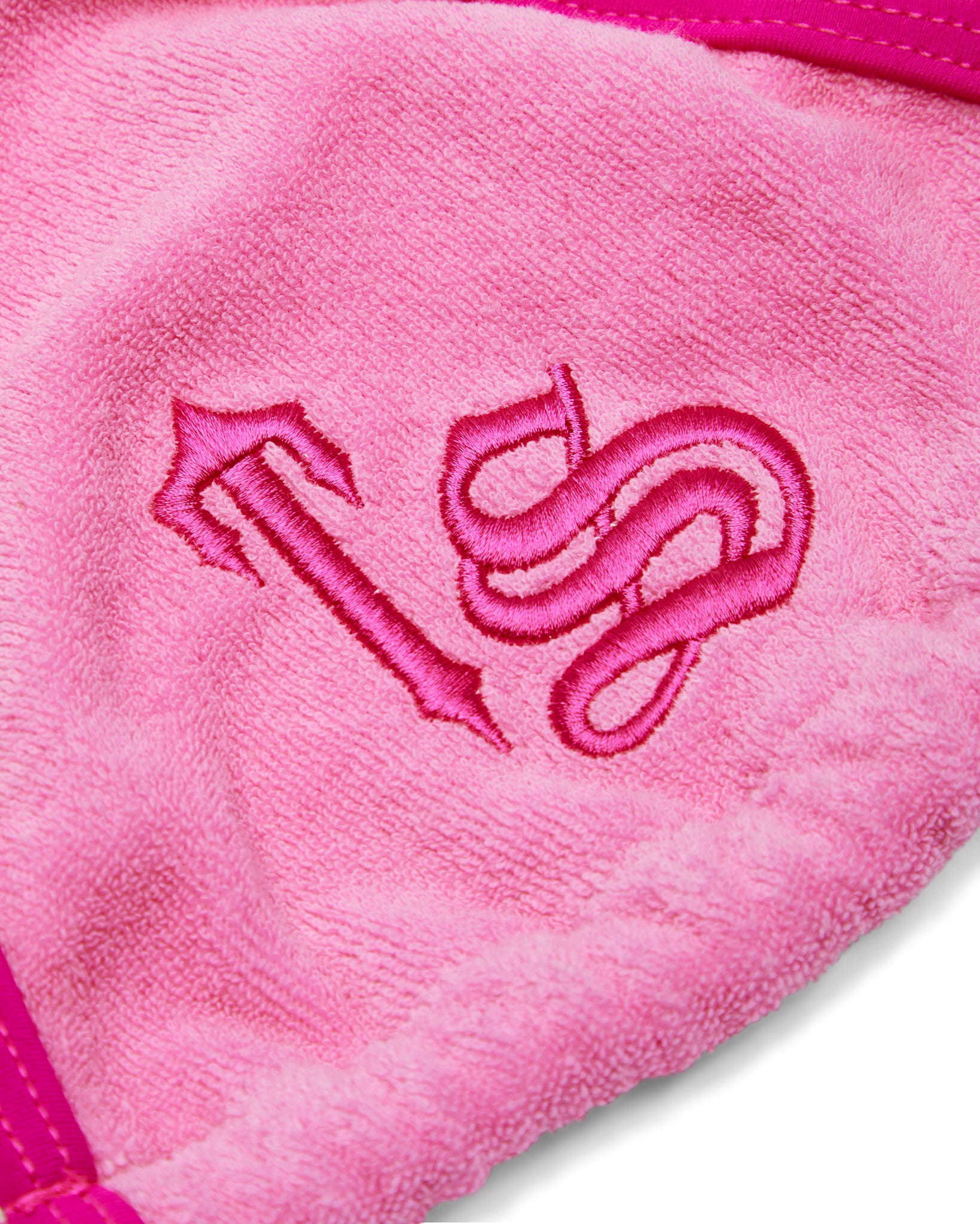 【安心の国内検品・発送】TRAPSTAR WOMEN'S TERRY SCRIPT BIKINI Trapstar Women's Terry Script Bikini Top - Pink – Trapstar