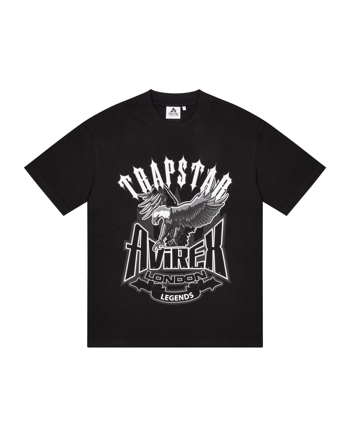 Trapstar x Avirex Flying Eagle TShirt Black Trapstar London
