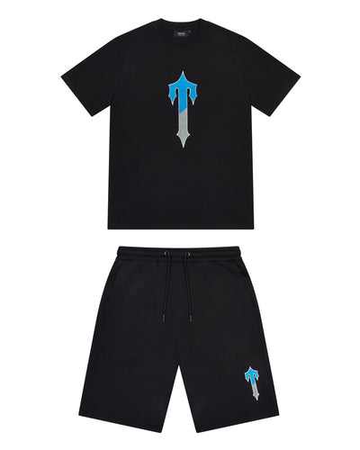 *PRE ORDER* Irongate T Shorts Set - Black/Blue