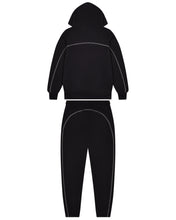 Load image into Gallery viewer, Shooters Arch Panel Hooded Tracksuit - Black