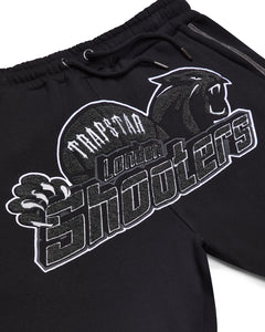 Shooters Arch Panel Hooded Tracksuit - Black
