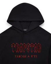 Load image into Gallery viewer, Decoded Solid Chenille Hooded Tracksuit - Black/Red