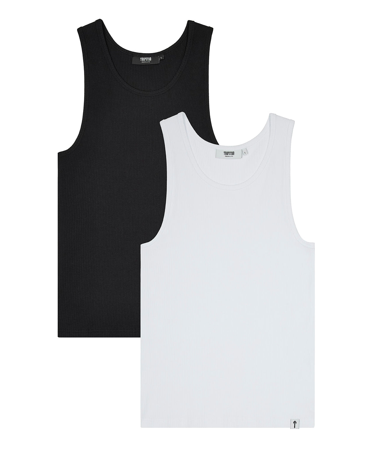 Foundation 2 Pack Vests - Black/White