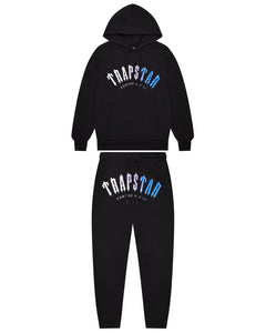 Irontate Arch Hooded Gel Tracksuit - Black/Blue
