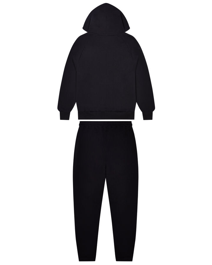 Decoded Chenille Hooded Tracksuit - Black/Green