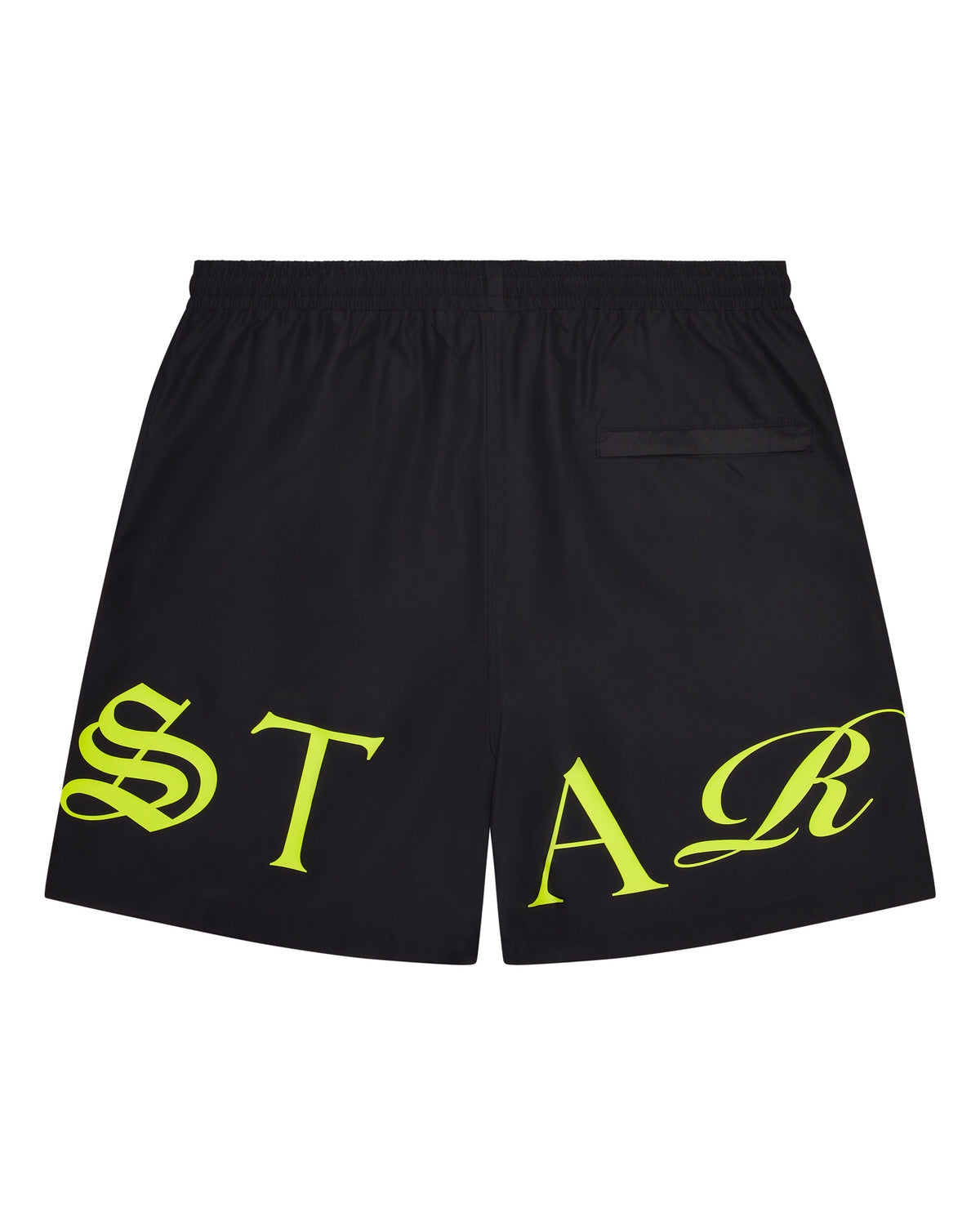 Script Shell Shorts - Black/Slime