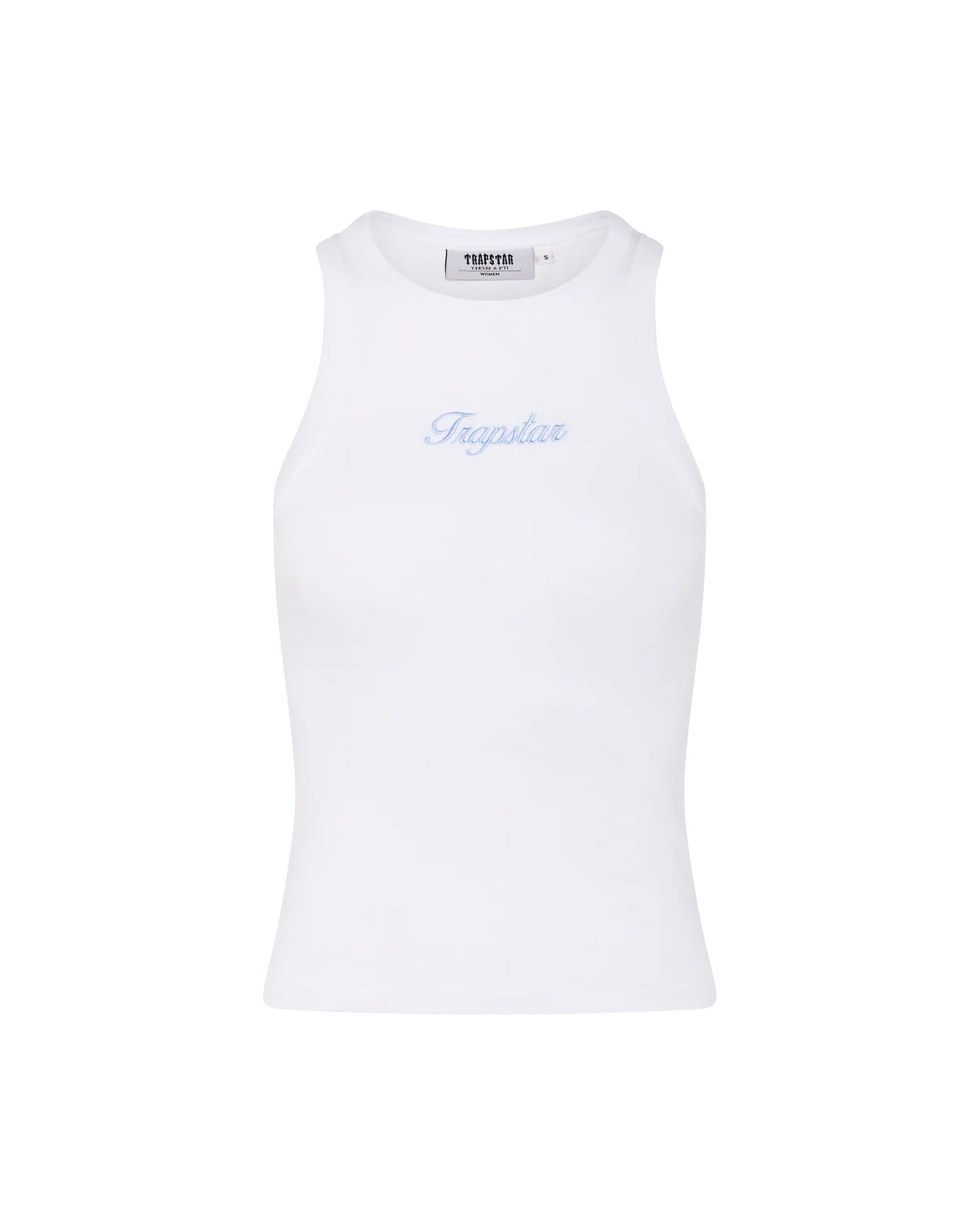 Trapstar Women's Racer Vest - White/Cashmere Blue