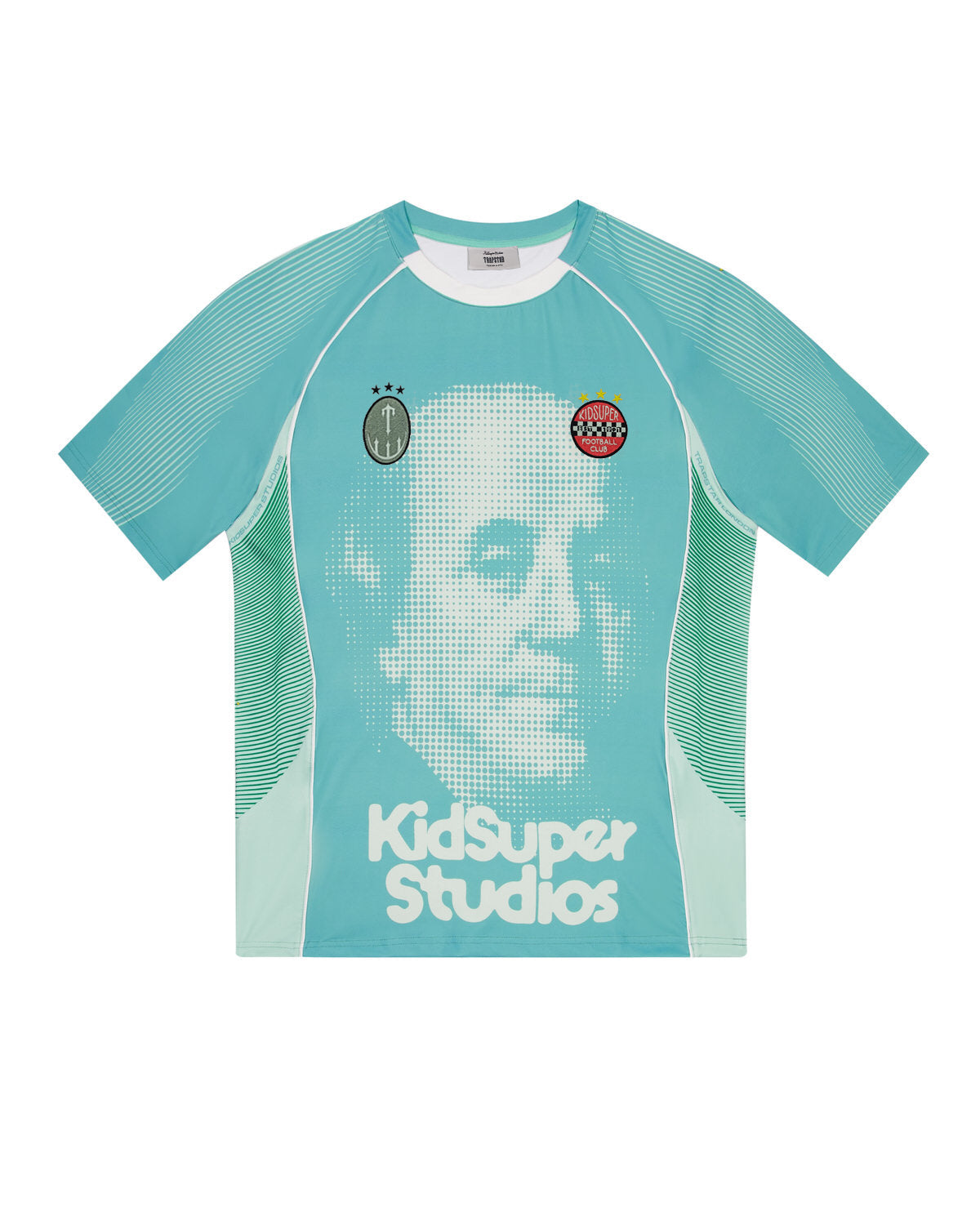 Trapstar x Kidsuper Football Jersey - Teal