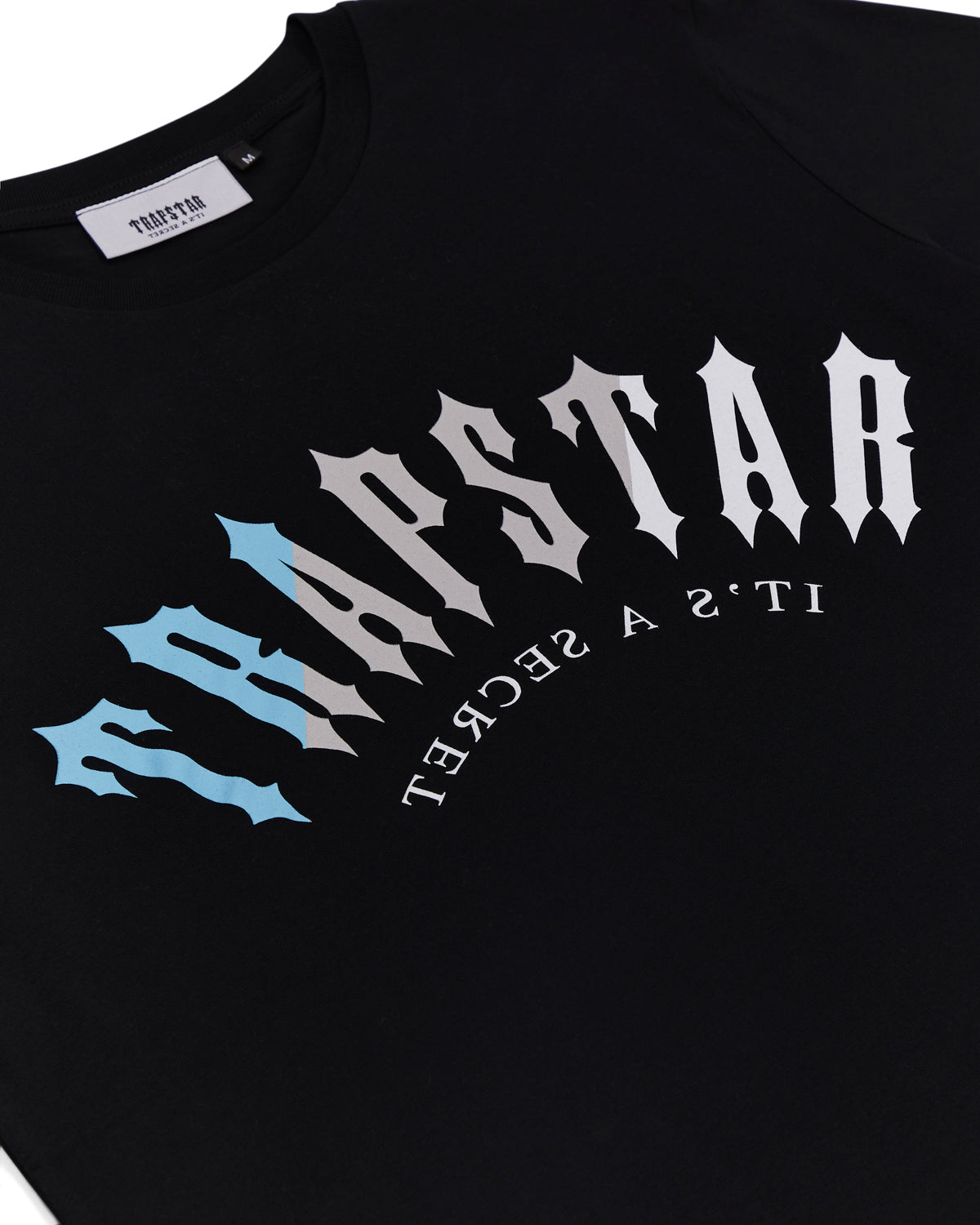 Decoded Print Tee - Black/Light Blue